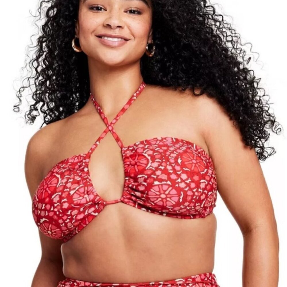Rhode X Target  Zinnia Bikini Top Plus Size 1X NWOT